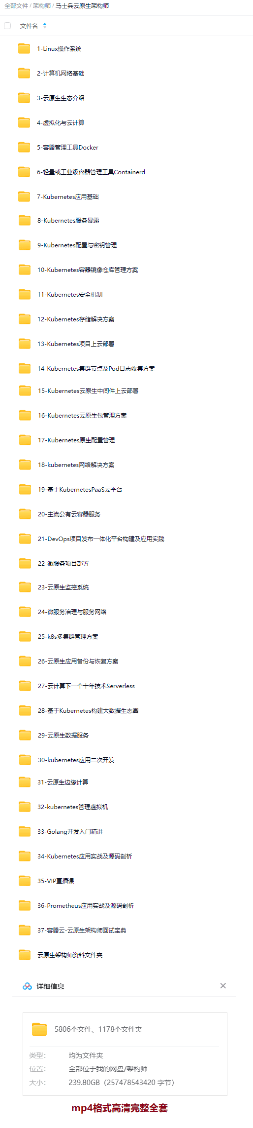 马士兵云原生架构师